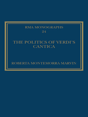cover image of The Politics of Verdi's Cantica
